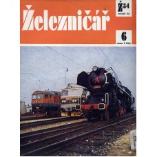 Železničář - jednotlivá čísla ročníků 1980-1990