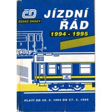 Jízdní řád 1994-1995 