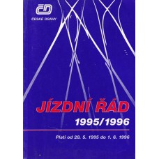 Jízdní řád 1995/1996