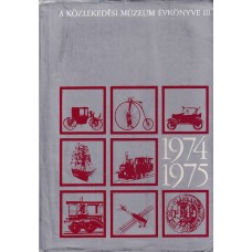 A Közlekedési Múzeum Évkönyve III. 1974-1975