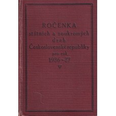 Ročenka státních a soukromých drah Československé republiky pro rok 1936-37