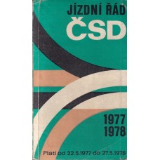 Jízdní řád ČSD 1977-1978