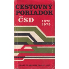 Cestovný poriadok ČSD 1978-1979 Cestovný poriadok ČSD 1978-1979