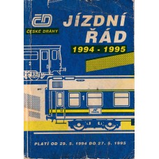 Jízdní řád ČD 1994-1995