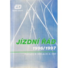 Jízdní řád ČD 1996-1997