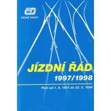 Jízdní řád ČD 1997-1998
