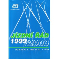 Jízdní řád ČD 1999-2000