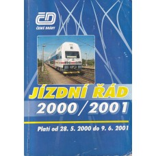 Jízdní řád ČD 2000-2001
