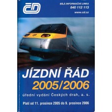 Jízdní řád ČD 2005-2006