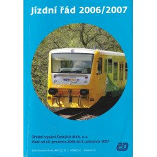 Jízdní řád ČD 2006-2007