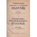 Českoněmecký poštovní a telegrafní slovník Českoněmecký poštovní a telegrafní slovník