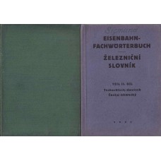 Železniční slovník I. a II. díl N-Č a Č-N