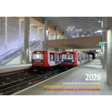 Kalendář nástěnný 2026 Evropské metro očima Evropana
