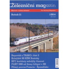 Železniční magazín 2014 - 2016 jednotlivá čísla