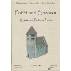 Poříčí nad Sázavou - Kostel sv. Petra a Pavla 1:150