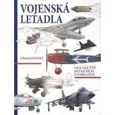 Vojenská letadla: omalovánky