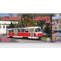 Kalendář stolní 2027 Tramvaje a lanovky
