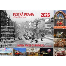 Kalendář nástěnný 2026 Pestrá Praha