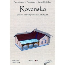 Rovensko - Vlakové nádraží pro modelová kolejiště 1:120