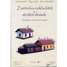 Zastávka - nákladiště + strážní domek 1:120