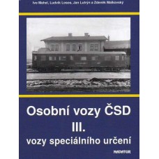 Osobní vozy ČSD III Vozy speciálního určení