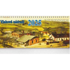Kalendář stolní 2025 Vlaková nádraží na starých pohlednicích (díl V.)