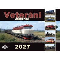 Kalendář nástěnný 2027 Veteráni železnic Kalendář nástěnný 2027 Veteráni železnic