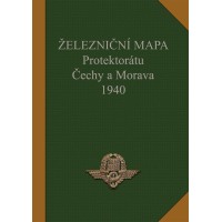 Železniční mapa Protektorátu Čechy a Morava 1940