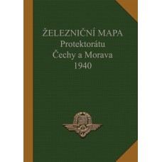 Železniční mapa Protektorátu Čechy a Morava 1940