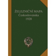 Železniční mapa Československa 1920